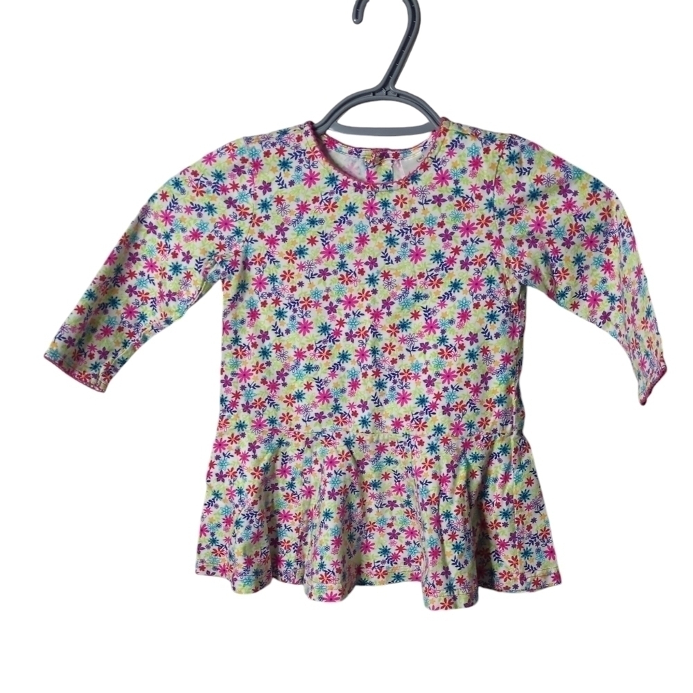 Hanna Andersson Floral Girls Twirl Dress 90cm US 3